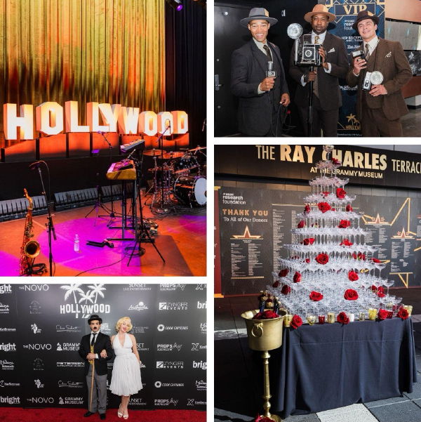 Hollywood Theme Red Carpet Charity Event